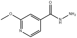2-メトキシ-4-ピリジンカルボヒドラジド 化学構造式