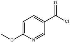 3-Pyridinecarbonyl chloride, 6-methoxy- (9CI) Structure