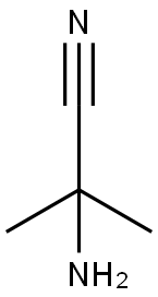 2-AMINO-2-METHYL-PROPIONITRILE Struktur