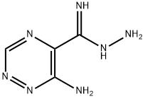 as-Triazine-5-carboxamide,  6-amino-,  hydrazone  (8CI) 化学構造式