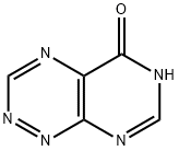 Pyrimido[5,4-e]-1,2,4-triazin-5(6H)-one (9CI) 化学構造式