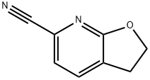 2,3-二氢呋喃并[2,3-B]吡啶-6-腈 结构式