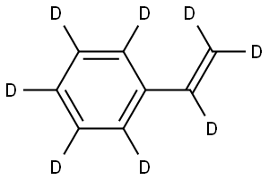 氘代苯乙烯,19361-62-7,结构式