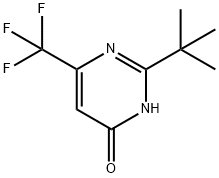 2-(1,1-DIMETHYLETHYL)-6-(TRIFLUOROMETHYL)-4(1H)-PYRIMIDINONE|2-(1,1-DIMETHYLETHYL)-6-(TRIFLUOROMETHYL)-4(1H)-PYRIMIDINONE