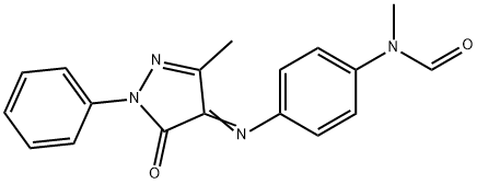 N-Methyl-4'-[(3-methyl-5-oxo-1-phenyl-2-pyrazolin-4-ylidene)amino]formanilide|