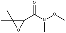 Oxiranecarboxamide, N-methoxy-N,3,3-trimethyl- (9CI) Struktur