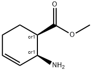 3-Cyclohexene-1-carboxylicacid,2-amino-,methylester,cis-(9CI) 化学構造式