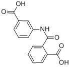 2-[(3CARBOXYANILINO)CARBONYL]BENZOIC ACID 结构式