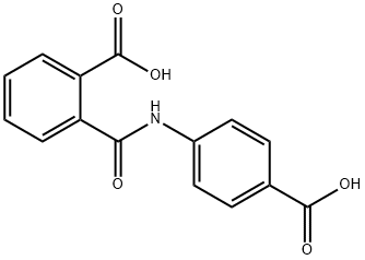 2-[[(4-CARBOXYPHENYL)AMINO]CARBONYL]-BENZOIC ACID 化学構造式