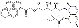 Simvastatin, 1-Pyreneacetyl Ester Struktur