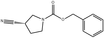 (S)-1-N-Cbz-3-cyanopyrrolidine Struktur