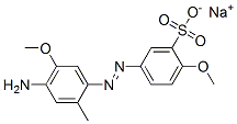 5-[(4-アミノ-5-メトキシ-2-メチルフェニル)アゾ]-2-メトキシベンゼンスルホン酸ナトリウム