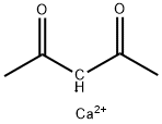 Calcium acetylacetonate Struktur
