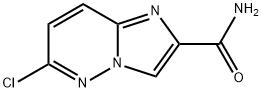 6-CHLORO-IMIDAZO[1,2-B]PYRIDAZINE-2-CARBOXAMIDE Struktur