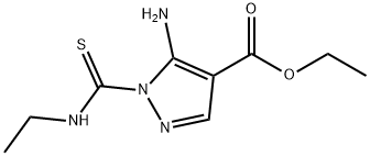 ETHYL 5-AMINO-1-[(ETHYLAMINO)CARBONOTHIOYL]-1H-PYRAZOLE-4-CARBOXYLATE|