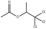 酢酸1-メチル-2,2,2-トリクロロエチル 化学構造式