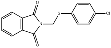 N-[(4-Chlorophenyl)thiomethyl]phthalimide,19378-58-6,结构式