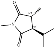 2,5-Pyrrolidinedione,1,3-dimethyl-4-(1-methylethyl)-,trans-(9CI) 结构式