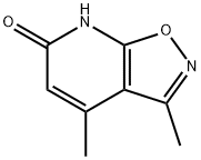 3,4-二甲基-6H,7H-[1,2]噁唑并[5,4-B]吡啶-6-酮,19385-56-9,结构式