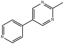 Pyrimidine, 2-methyl-5-(4-pyridinyl)- (9CI) Structure