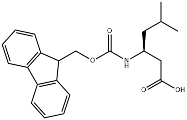 FMOC-L-BETA-HOMOLEUCINE Struktur
