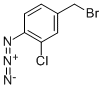 4-AZIDO-3-CHLOROBENZYL BROMIDE Structure