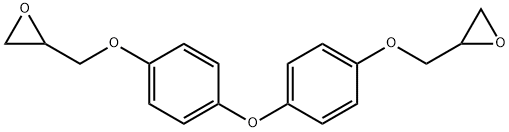 ビス(4-グリシジルオキシフェニル)エーテル 化学構造式