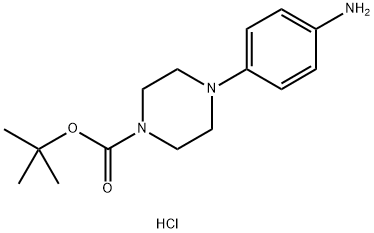 1-BOC-4-(4-氨基苯基)哌嗪二盐酸盐, 193902-64-6, 结构式