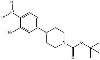 4-(3-氨基-4-硝基苯基)哌嗪-1-羧酸叔丁酯, 193902-98-6, 结构式