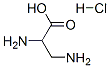 A:B-DIAMINOPROPIONIC ACID HYDROCHLORIDE, 19391-83-4, 结构式