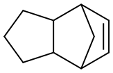 2,3,3a,4,7,7a-ヘキサヒドロ-4,7-メタノ-1H-インデン 化学構造式
