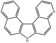 7H-Benzo[c]pyrido[3,2-g]carbazole Struktur