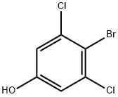 4-溴-3,5-二氯苯酚 结构式