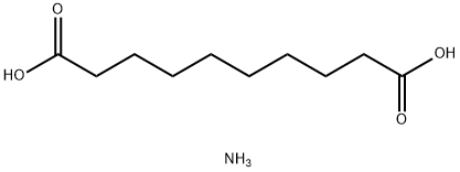 Ammonium sebacate Struktur