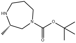 (S)-1-BOC-2-甲基-[1,4]二氮杂环庚烷 结构式