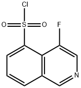 4-フルオロイソキノリン-5-スルホニルクロリド 化学構造式