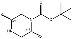 (2S,5S)-2,5-DIMETHYL-PIPERAZINE-1-CARBOXYLIC ACID TERT-BUTYL ESTER Struktur