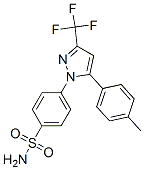4-[5-(4-methylphenyl)-3-(trifluoromethyl)pyrazol-1-yl]benzenesulfonami de Structure