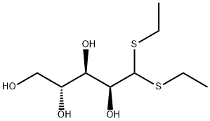 D-阿拉伯糖二乙基缩硫醛,1941-50-0,结构式