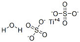 TITANIUM(+4)SULFATE HYDRATE 结构式