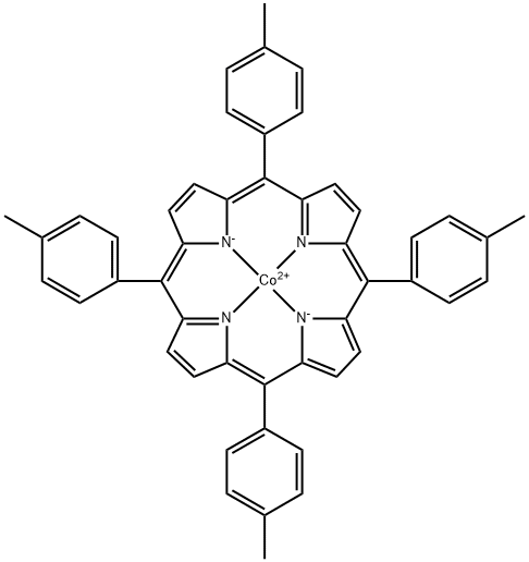 meso-Tetratolylporphyrin-Co(II) Structure