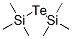 Tellurium, bis(trimethylsilyl)- Structure