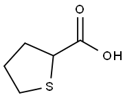 テトラヒドロ-2-チオフェンカルボン酸 化学構造式