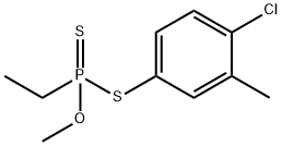 Ethyldithiophosphonic acid S-(4-chloro-3-methylphenyl)O-methyl ester,1942-80-9,结构式