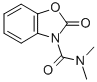 3-Benzoxazolinecarboxamide, N,N-dimethyl-2-oxo- Struktur