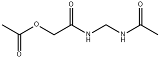 Acetamide,  N-[(acetylamino)methyl]-2-(acetyloxy)- Structure