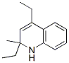 2,4-diethyl-1,2-dihydro-2-methylquinoline Structure