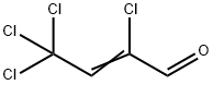 2,4,4,4-tetrachloro-2-butenal Structure