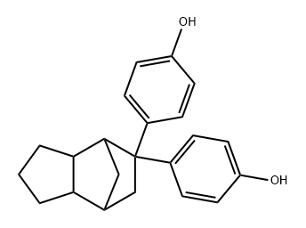 4,4'-(OCTAHYDRO-4,7-METHANO-5H-INDEN-5-YLIDENE) BISPHENOL Structure