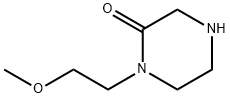 Piperazinone, 1-(2-methoxyethyl)- (9CI) 化学構造式